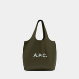 Tote Ninon Shopper Bag - A.P.C. - Synthetic - Khaki