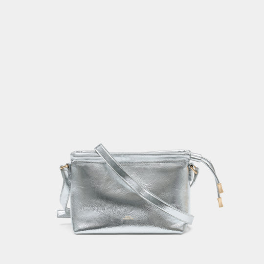 Ninon Mini Crossbody - A.P.C. - Synthetic - Silver