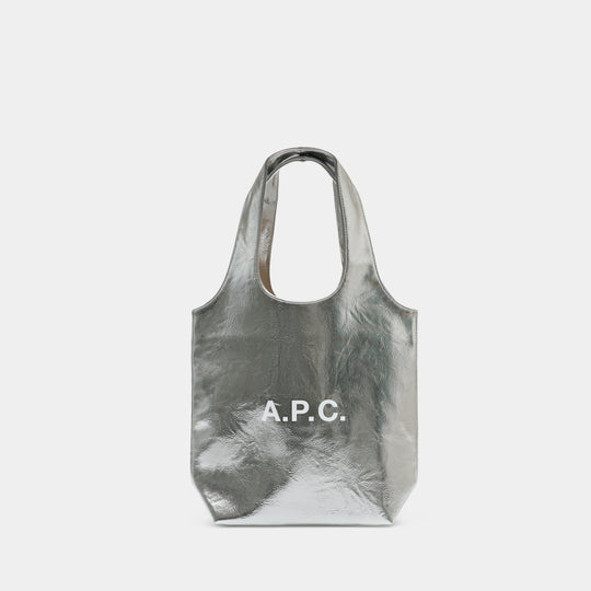 Ninon Small Shopper Bag - A.P.C. - Synthetic - Silver
