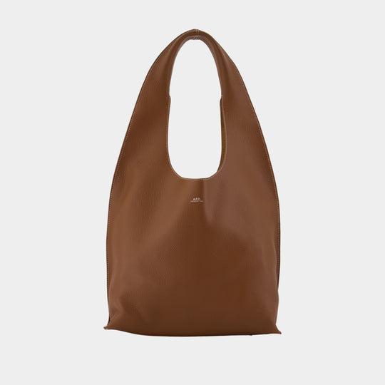 Le Neige Clou Shopper Bag - A.P.C. - Leather - Brown