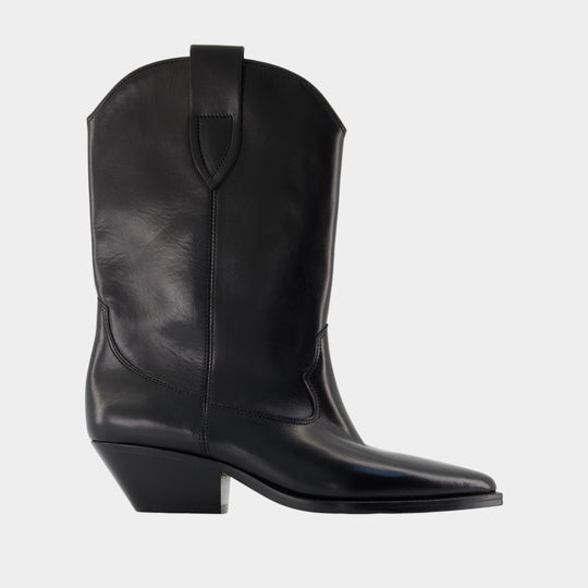 Duerto boots - Isabel Marant - Leather - Black