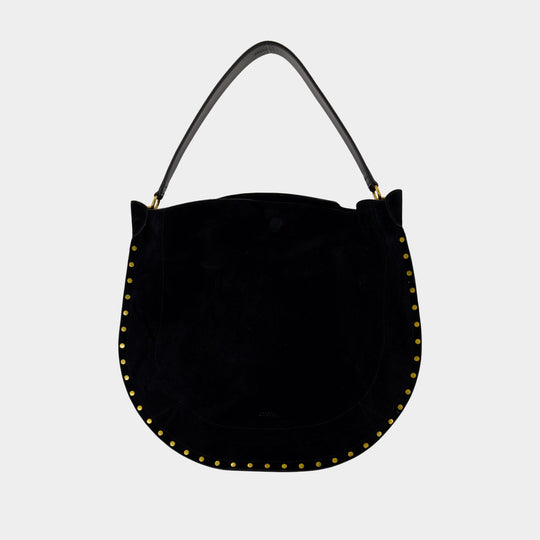 Oskan Hobo Soft Gz Shoulder Bag - Isabel Marant - Leather - Black