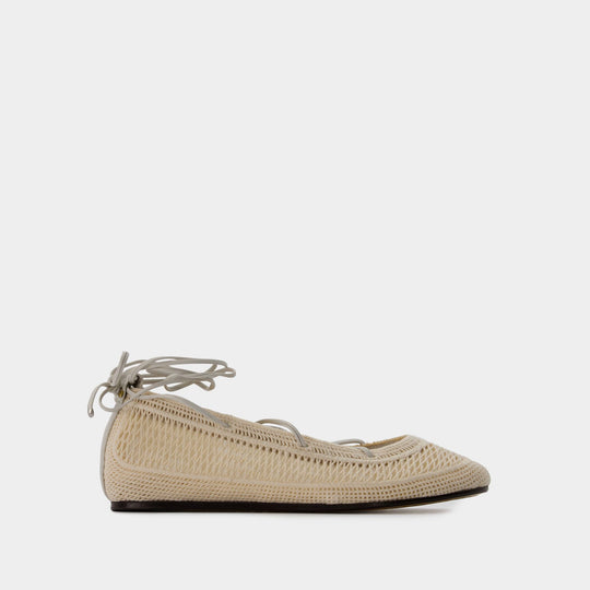 Belna Ballerinas - Isabel Marant - Cotton - Beige