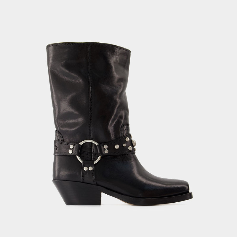 Antya Boots - Isabel Marant - Leather - Black