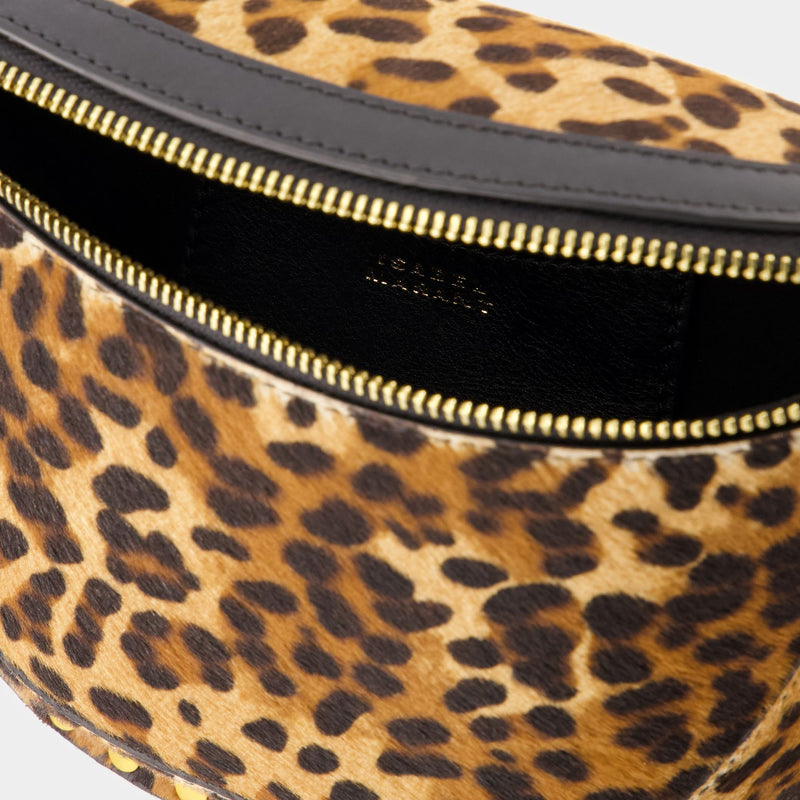 Skano Shoulder Bag - Isabel Marant - Leather - Leopard Print