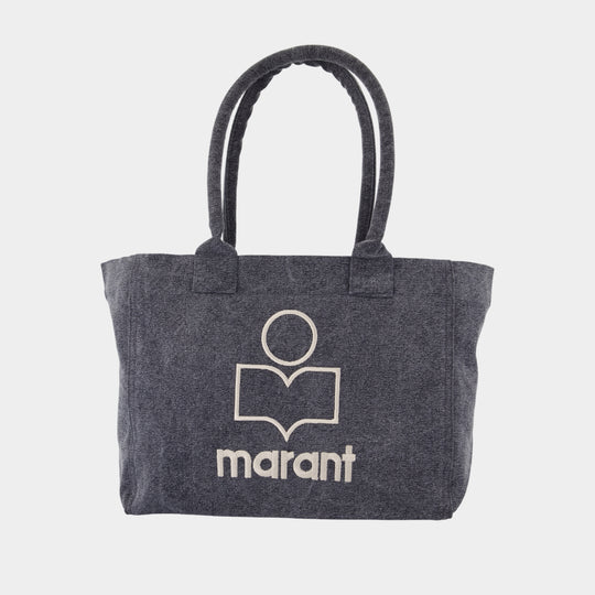 Yenky Zipped Gz Shopping Bag - Isabel Marant - Cotton - Faded Black