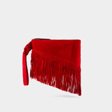 Faro Gd Pouch - Isabel Marant - Leather - Red