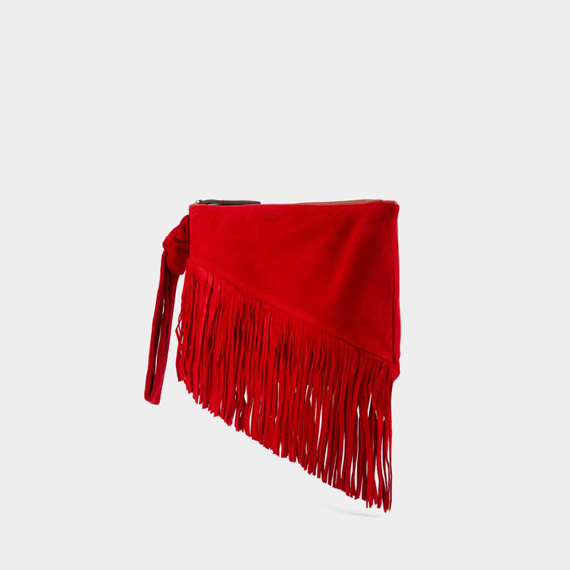 Faro Gd Pouch - Isabel Marant - Leather - Red