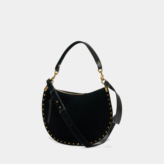 Oskan Soft Zip Gz Shoulder Bag - Isabel Marant - Leather - Black