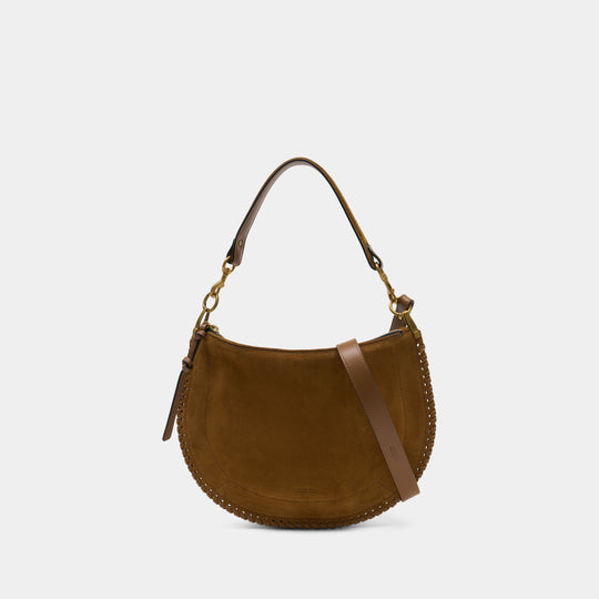 Oskan Soft Zip Gz Shoulder Bag - Isabel Marant - Leather - Brown