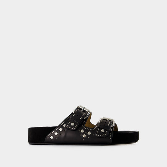 Lennyo Gb Sandals - Isabel Marant - Leather - Black