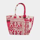 Small Yenky Ge Shopper Bag - Isabel Marant - Cotton - Red