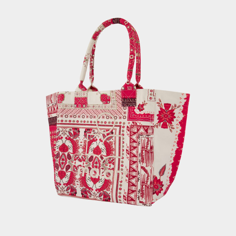 Small Yenky Ge Shopper Bag - Isabel Marant - Cotton - Red