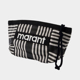 Powden Ge Clutch - Isabel Marant - Nylon - Black