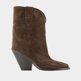 Leyane boots - Isabel Marant - Leather - Brown