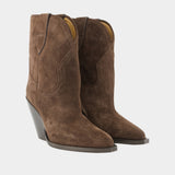 Leyane boots - Isabel Marant - Leather - Brown