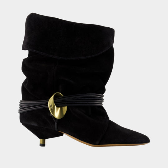 Edrika Gz Boots - Isabel Marant - Leather - Black