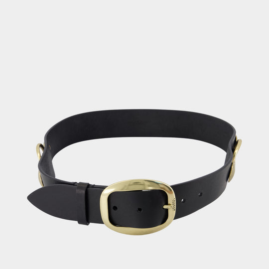 Dara Gz Belt - Isabel Marant - Leather - Black