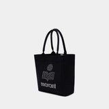 Small Yenky Gf Shopper Bag - Isabel Marant - Cotton - Black