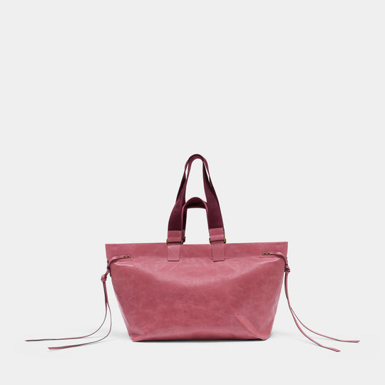Wardy Gz Shopper Bag - Isabel Marant - Leather - Pink