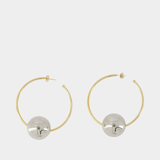Hoops Ga Earrings - Isabel Marant - Metal - Gold