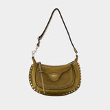 Moon Pocket Shoulder Bag - Isabel Marant - Leather - Khaki