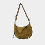 Moon Pocket Shoulder Bag - Isabel Marant - Leather - Khaki