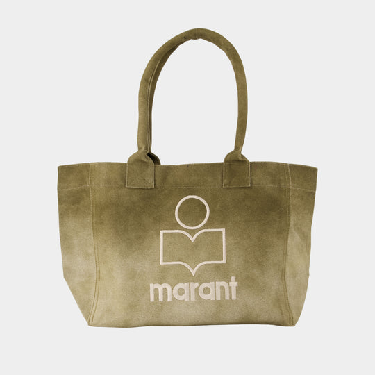 Yenky Zipped Tote Bag - Isabel Marant - Cotton - Khaki