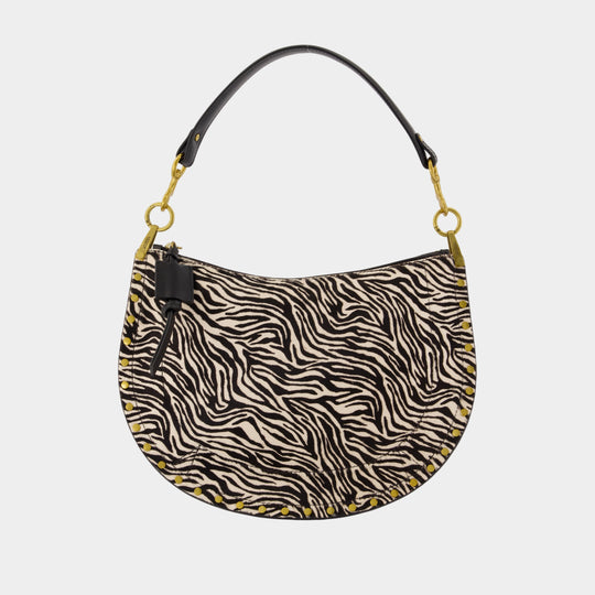 Oskan Soft Zip Crossbody - Isabel Marant - Leather - Black