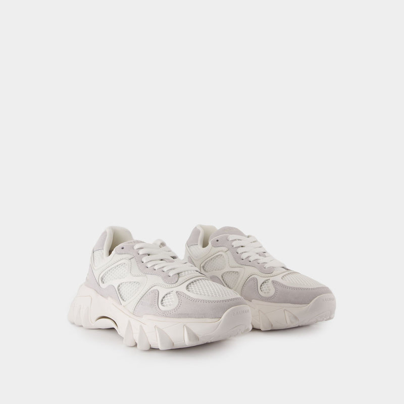 B-East Sneakers - Balmain - Leather - White