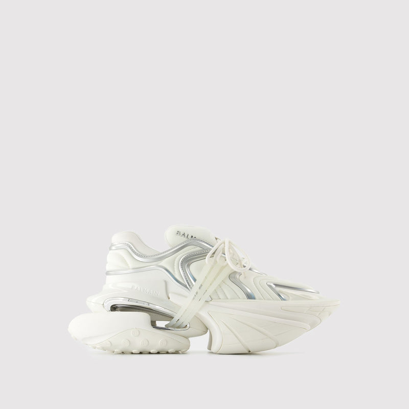 Unicorn Wave Sneakers - Balmain - Leather - White