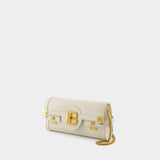 B-Buzz 23 Shopper Bag - Balmain - Leather - Beige