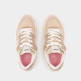 B-Court Flip Sneakers - Balmain - Leather - Light Pink