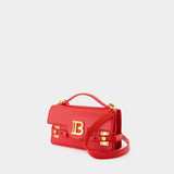 B-Buzz Shoulder 24 Purse - Balmain - Leather - Red