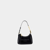 B-Army Shoulder Bag - Balmain - Leather - Black