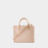 B-Army Small Shopper Bag - Balmain - Leather - Pink