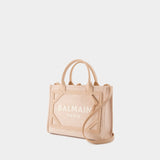 B-Army Small Shopper Bag - Balmain - Leather - Pink