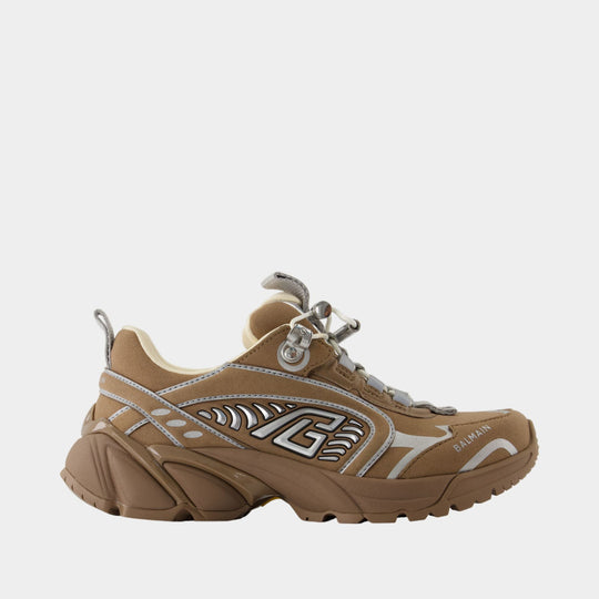 Cosmic Dust Sneakers - Balmain - Leather - Neutral