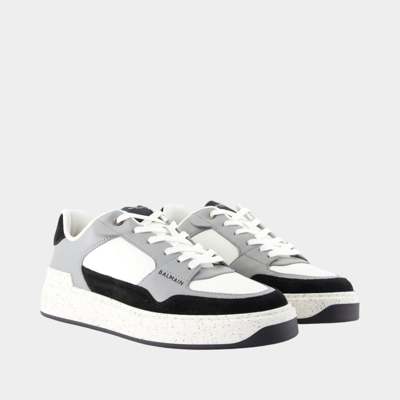 B-Court Flip Sneakers - Balmain - Leather - Black