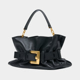 Anthem Medium Shoulder Bag - Balmain - Leather - Black