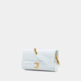 Shuffle Wallet On Chain - Balmain - Leather - White