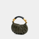 Ebene Mini Bag - Balmain - Leather - Green