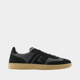 Swan Sneakers - Balmain - Leather - Black