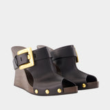 Anthem Sandals - Balmain - Leather - Black