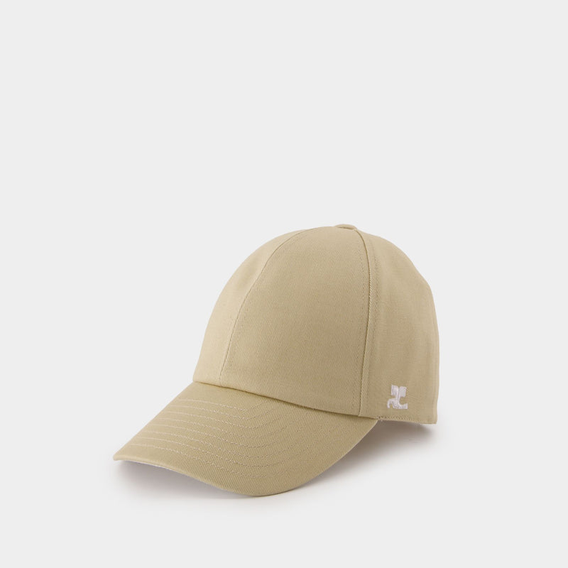 Signature Cap - Courreges - Cotton - Beige