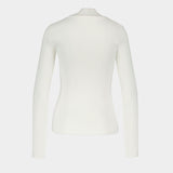 Reedition Jumper T-Shirt - Courreges - Cotton - White