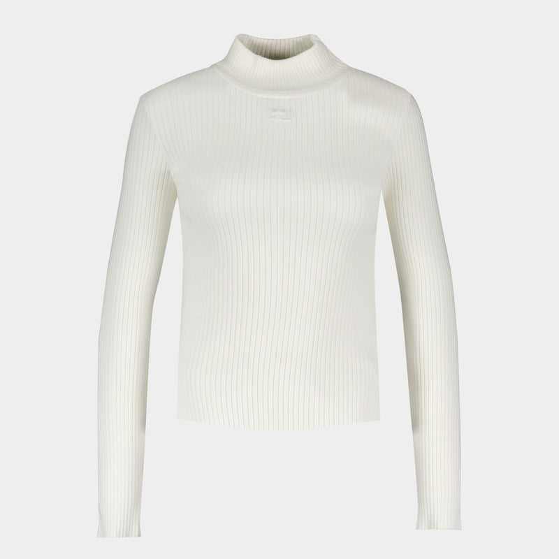 Reedition Jumper T-Shirt - Courreges - Cotton - White