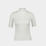 Reedition Jumper T-Shirt - Courreges - Cotton - White