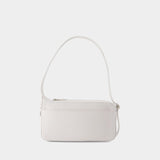 One Racer Baguette Shoulder Bag - Courreges - Leather - White