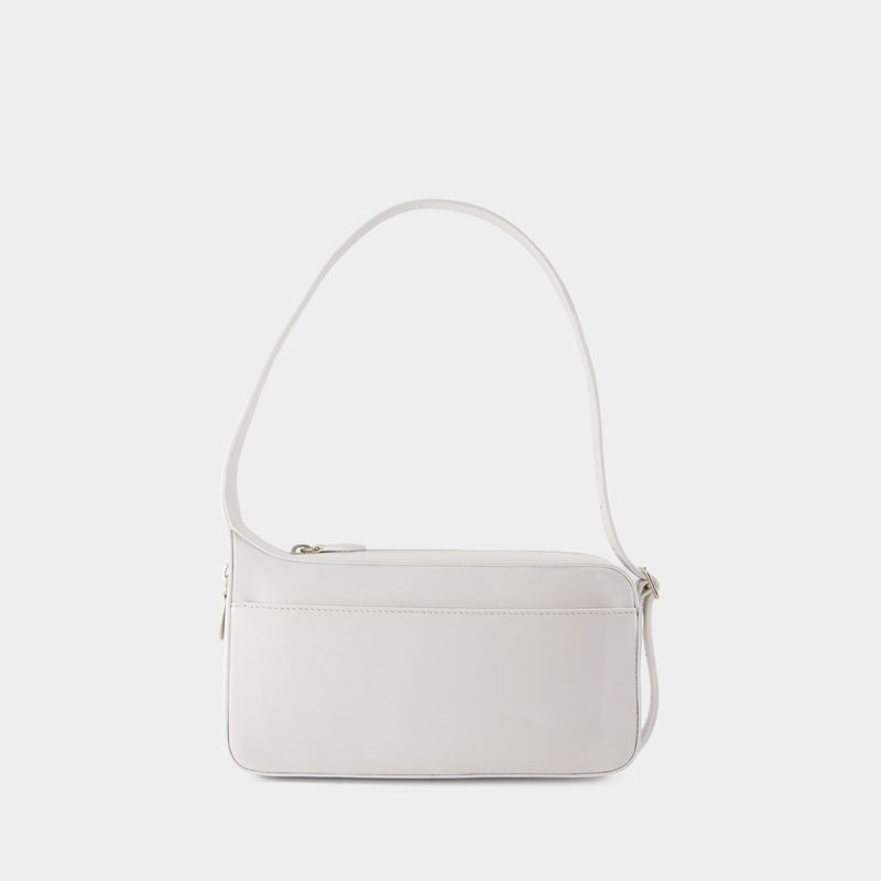 One Racer Baguette Shoulder Bag - Courreges - Leather - White